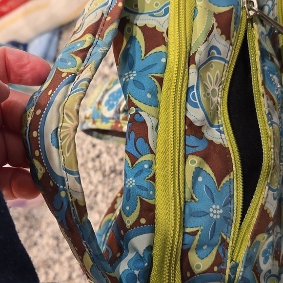 JU JU BE BACKPACK DIAPERBAG WITH CHANGING PAD. PAISLEY AND FLORAL. - Picture 16 of 16